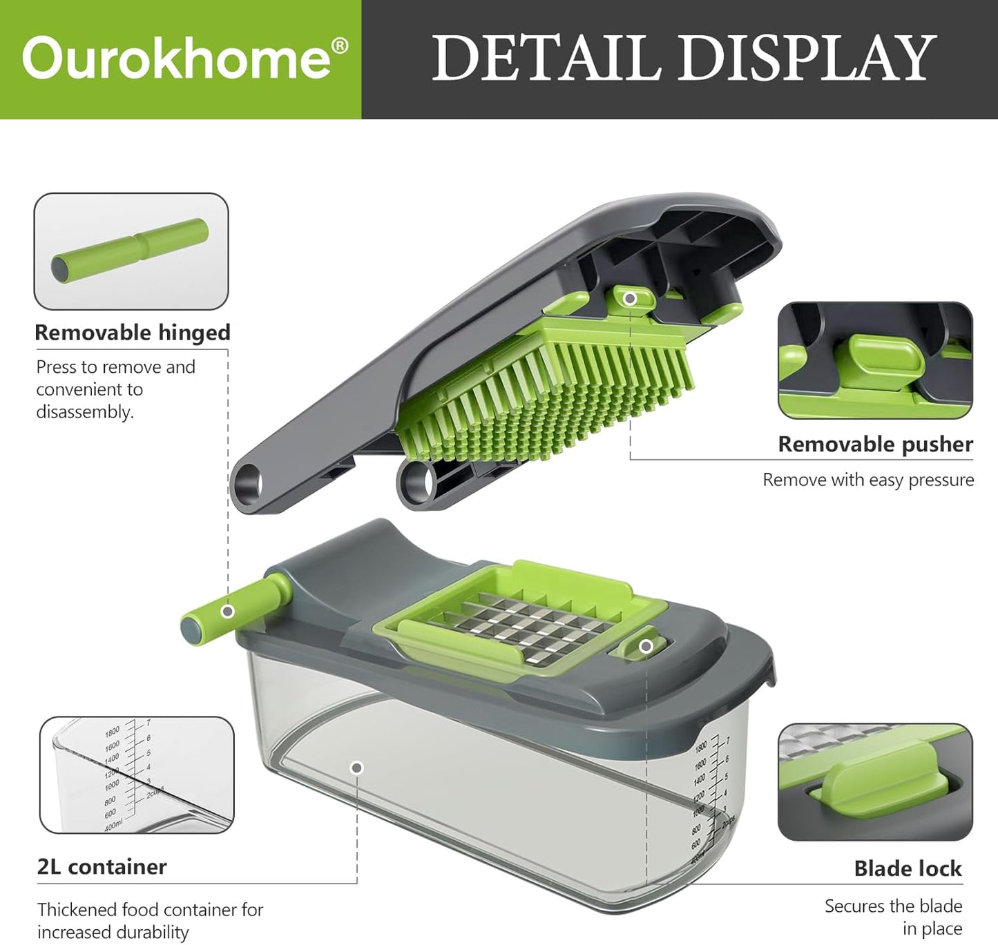MYFOODCHOPPER™ 8-in-1 Food Chopper Slicer