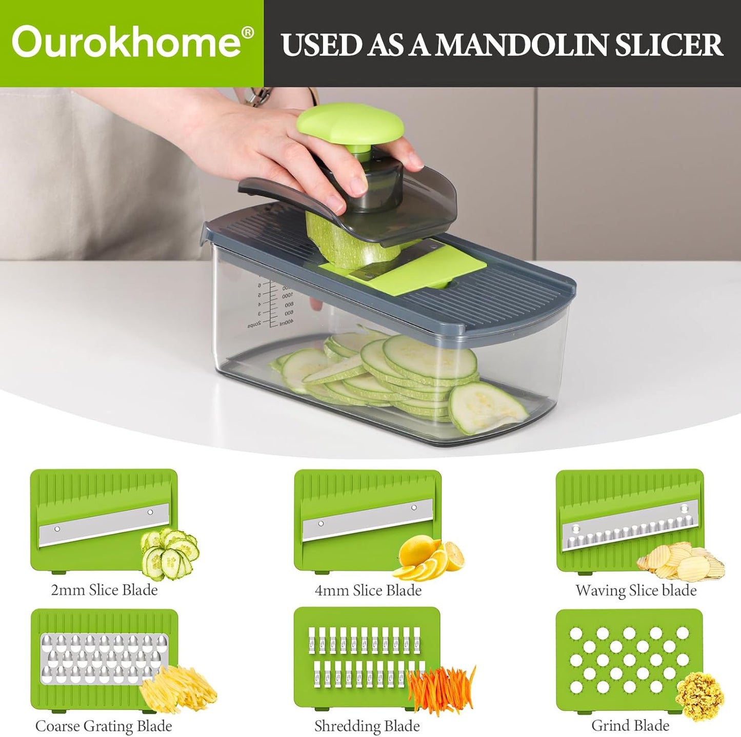 MYFOODCHOPPER™ 8-in-1 Food Chopper Slicer