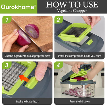 MYFOODCHOPPER™ 8-in-1 Food Chopper  Slicer